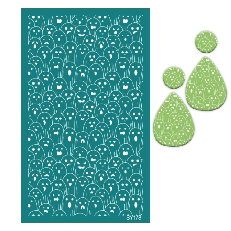 Halloween Themed Silkscreen Print Stencils for Clay Earrings Jewelry Making, Printing on Clay, Fabric