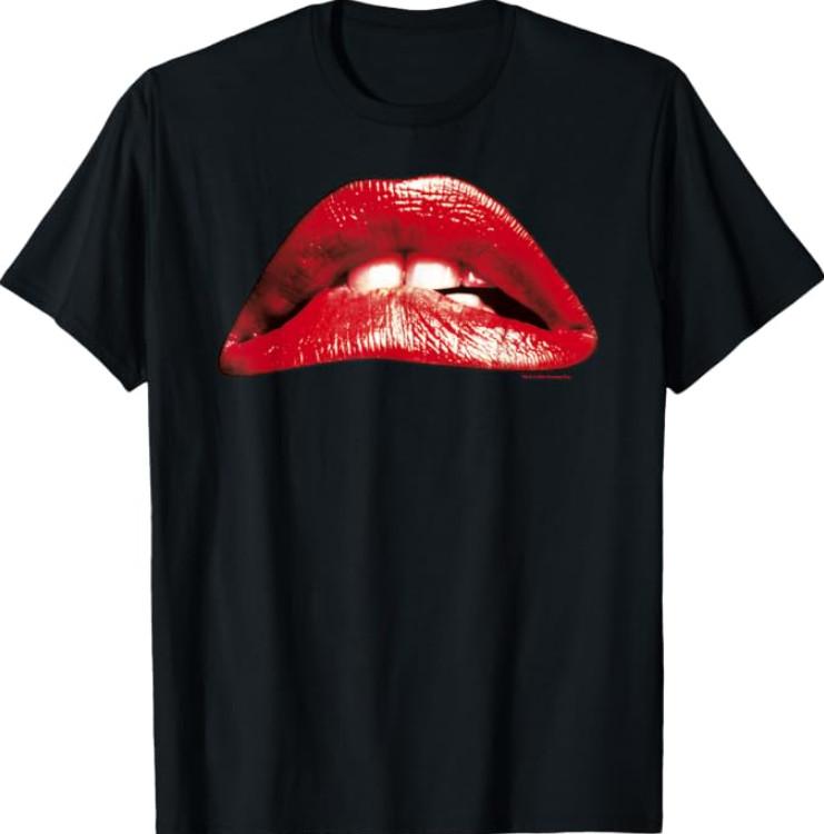 Rocky Horror Picture Show Ikone Rote Lippen Poster T-Shirt