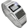 Casio Data Bank DBC-611-1 Digital Watch Men's Silver Black Stainless Steel