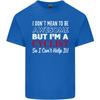 Cycling I Dont Mean to Be Awesome Cyclist Unisexs Light Cotton TShirt