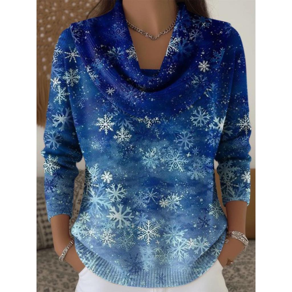 Damen Pullover Herbst Winter Mode Lässig Europäischer Amerikanischer Stil Warm Gemütlich Strick Oberteil