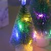 Mini Luminous Pine Needle Christmas Tree Decoration with Snow