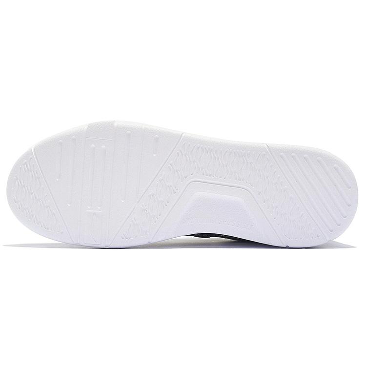 New LiNing Wave Lite Low Top Skateboard Shoes Men's Black White AGCS097-3