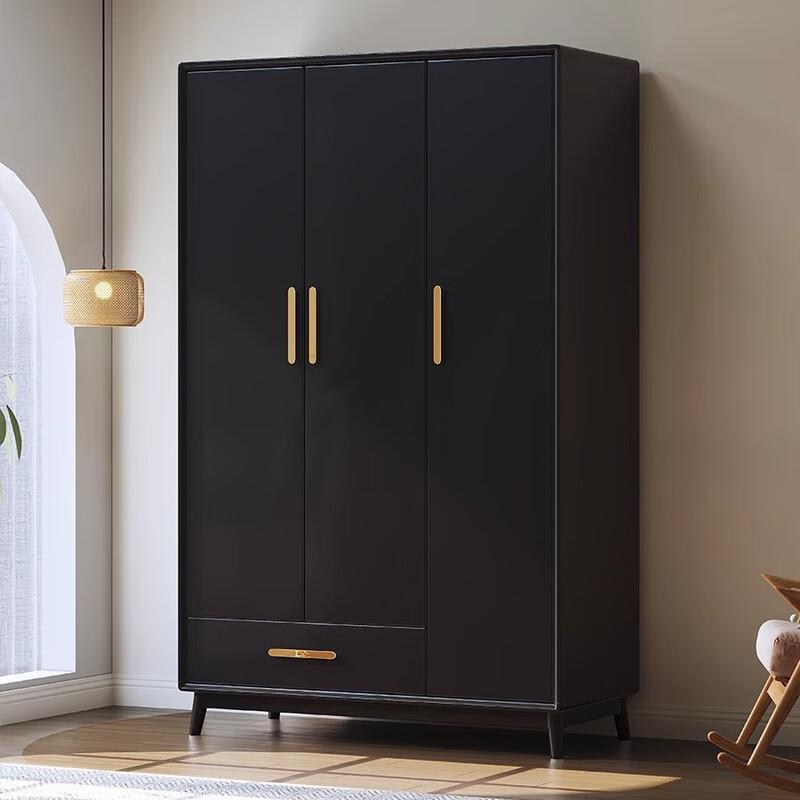 Nordic Retro Four-Door Bedroom Wardrobe