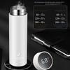 500ml Car Smart Thermos Mug Stainless Steel Insulated Water Bottle For Skoda Octavia Superb Rapid Kodiaq Karoq Fabia Kamiq Enyaq
