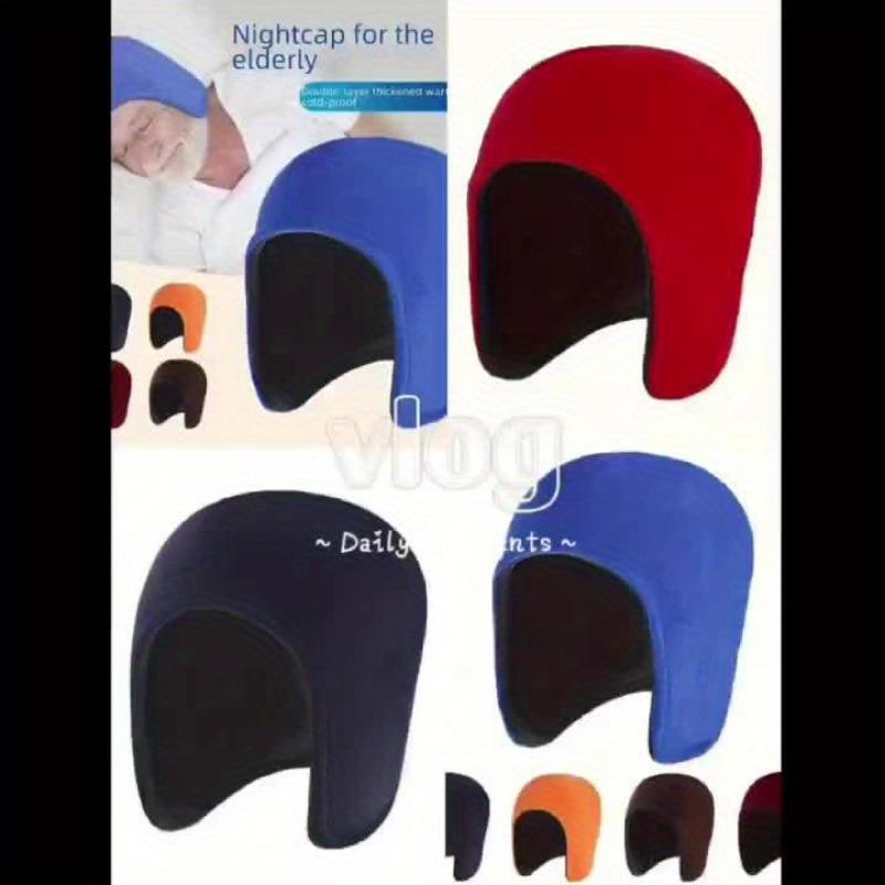 1 szt. zimowa dwuwarstwowa czapka polarowa dla seniorów - na zewnątrz do jazdy, ciepłe nauszniki, ochrona przed zimnem, możliwość prania ręcznego, unisex, pogrubiona konstrukcja, ciepła i wiatroodporna