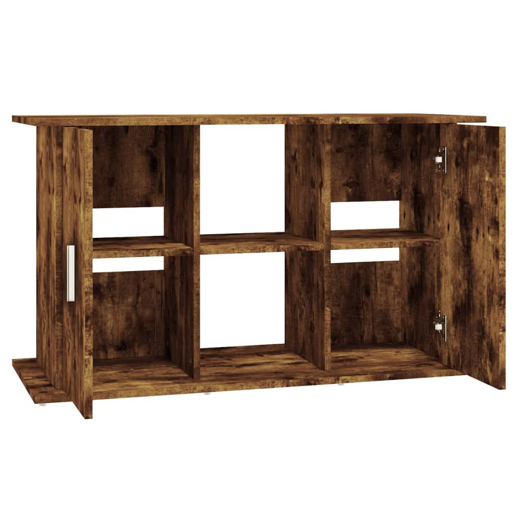 vidaXL Aquarium Stand Smoked Oak 101x41x58 Cm Engineered Wood