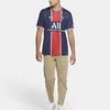 Nike Paris Saint-Germain Home Jersey Short Sleeve T-Shirt Men Tops Navy-Blue CD4242-411