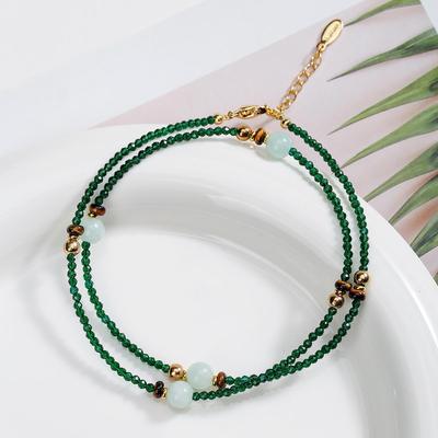 Natural Crystal Spinel Beaded Bohemian Choker Necklace