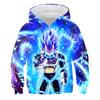 2025 Mikiny Dragon Ball Z Dětské Goku Mikiny Oblečení pro miminka na podzim Nové dětské oblečení Dětské mikiny Vegeta 3D Mikina