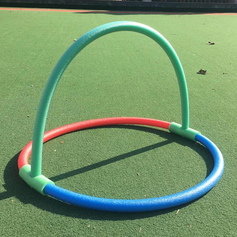 3 Pezzi Connettore Bastone Galleggiante EPE 2 Fori Incrociati Connettore Noodles da Piscina Bastone Galleggiante in Schiuma