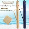 All-in-One Waterproof Rod Organizer Reinforced Canvas Storage with Metal Buckles for Fishing Poles, Wind-Resistant Umbrellas