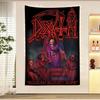 DDeaths Mental Rock Band Printed Large Wall Tapestry Art Science Fiction Room Home Decor Decor Blanket