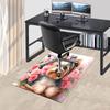 1PC Yorkie Roses Carpet Ultra Soft, Thick & Absorbent, Non Slip Machine Washable Mat for Entryway