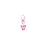 Colorful Resin Butterfly Pendant Keychain - Cute & Simple Bag Charm for Girls