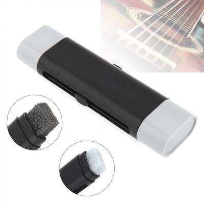 Strumento per la pulizia della ruggine della chitarra, detergente per corde e lucidante per tastiera, 2 in 1 per chitarra, violino