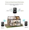 Long-Range Wireless Doorbell with Remote Control and Dual Chimes for Home & Elderly Assistance