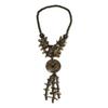 JMXD-Girls Necklace Ethnic Style Necklace Ethnic Style European and American Long Coconut Shell Wood Bead Retro Necklace
