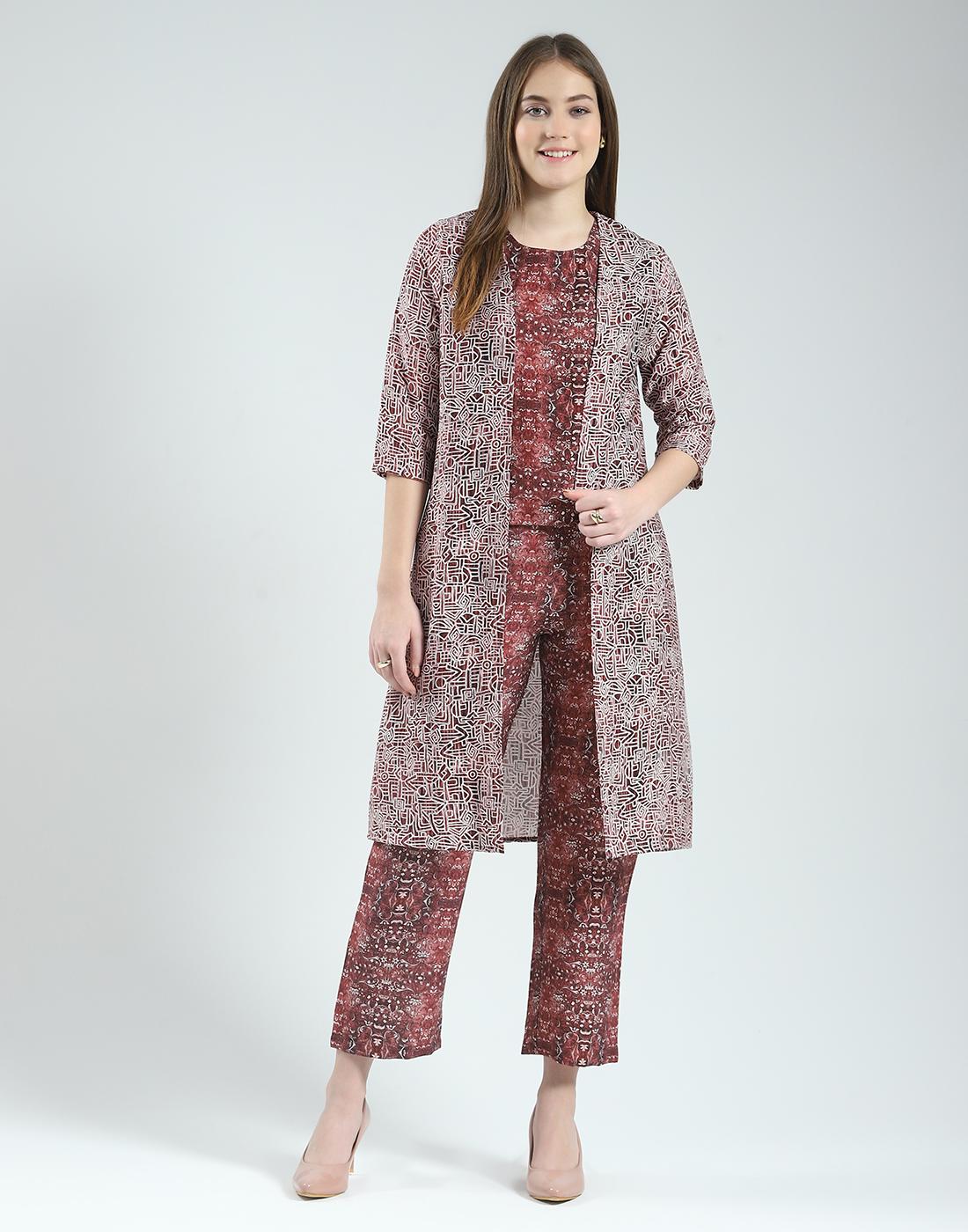 

Женский комплект из корда с принтом Monte Carlo, круглый вырез, без рукавов, стандартный крой XL малиновый