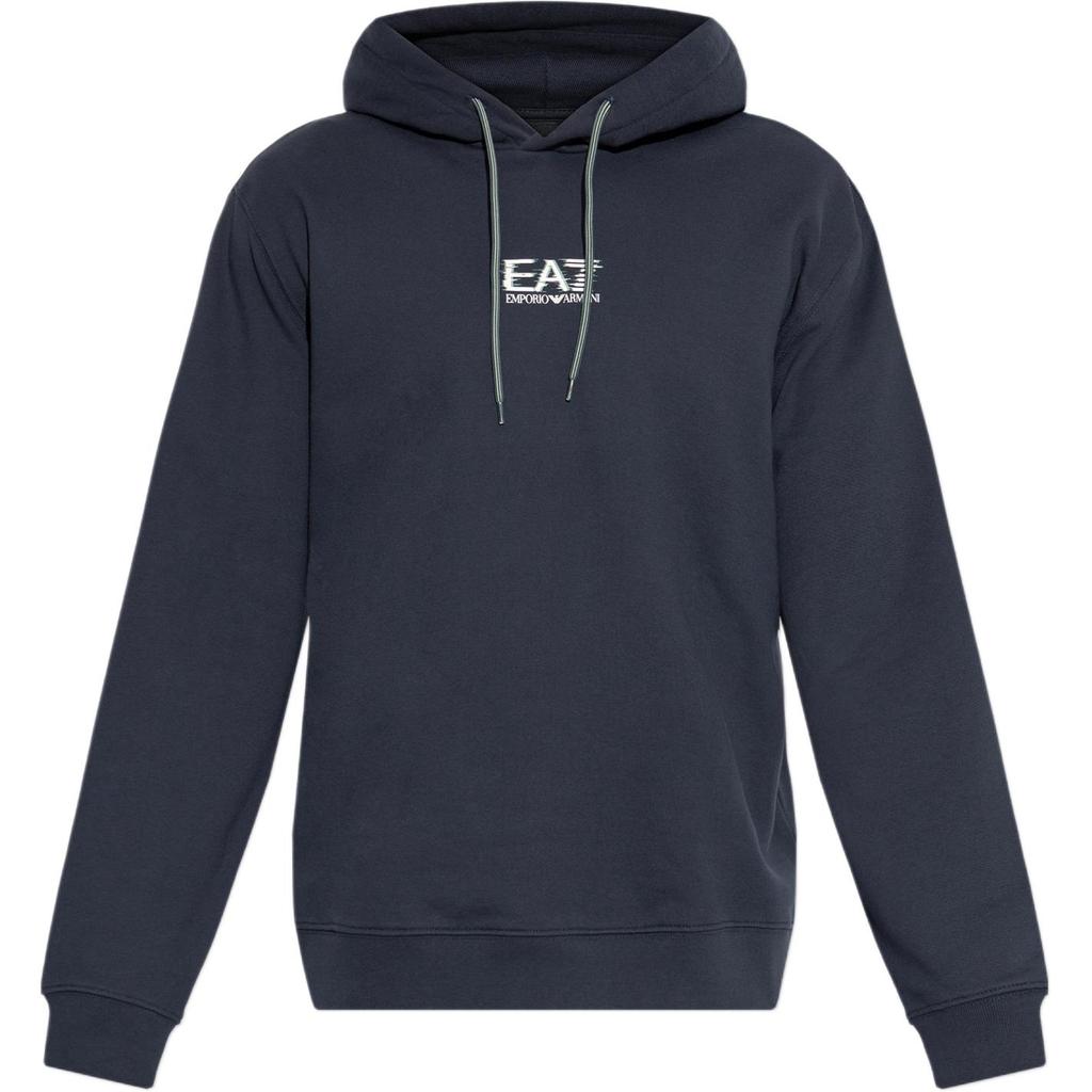 Emporio Armani EA7 Loose Fit Long Sleeve Cotton Hoodie Men hoodies 7M001328-AF17787-UB102