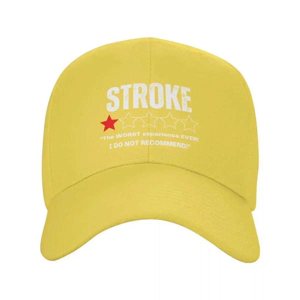 A Funny Review Of Having A Stroke - Stroke  Funny Baseball Cap Military Tactical Cap Bobble Hat Woman Hats Men's