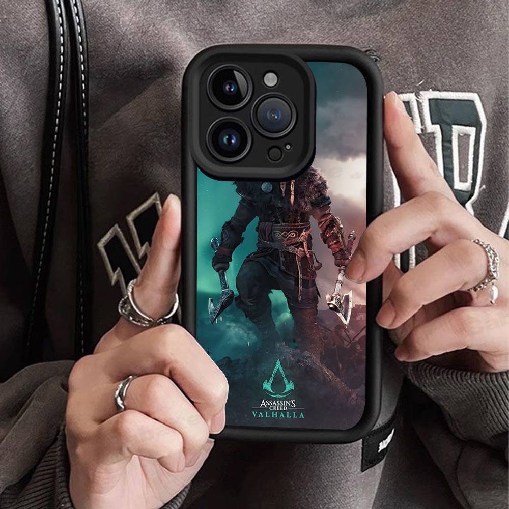 Funny A-Assassins Game C-Creed Silicone Phone Case for iPhone 17 Pro Max 16 15 14 13 12 11 Plus 17 Air
