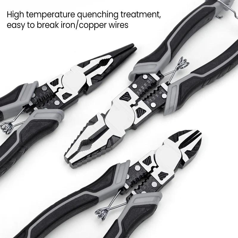 Multifunctional Universal Diagonal Pliers Needle Nose Pliers Hardware Tools Universal Wire Cutters Electrician Repair Pliers