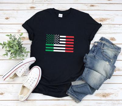 Italian American Flag and Kids Tshirt, Italian American T and Kids Tshirt, American Flag and Kids Tshirt, Italian Flag and Kids Tshirt, Italy Gifts
