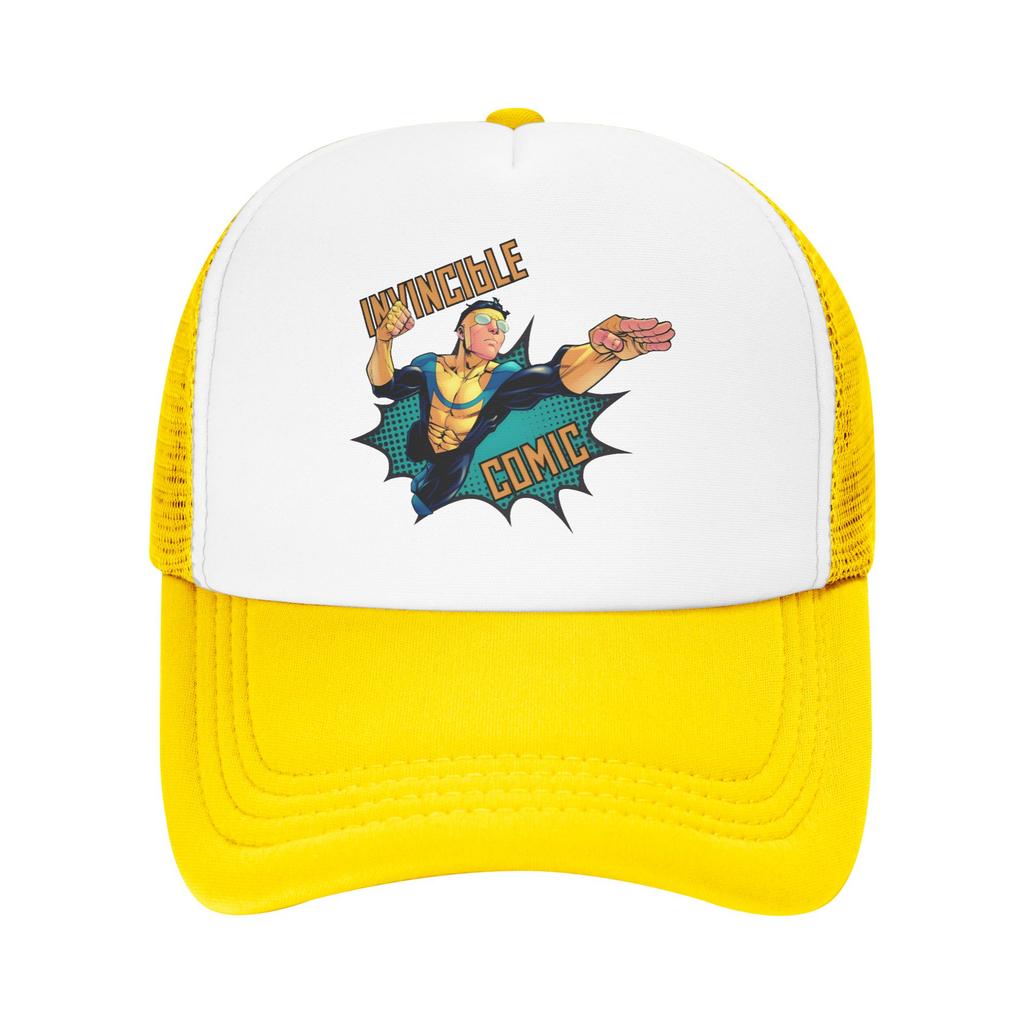 Invincibles Mark Grayson Vintage Comic Punch Casual Baseball Cap Summer Breathable Outdoor Gym Hats Unisex Vintage Baseball Caps
