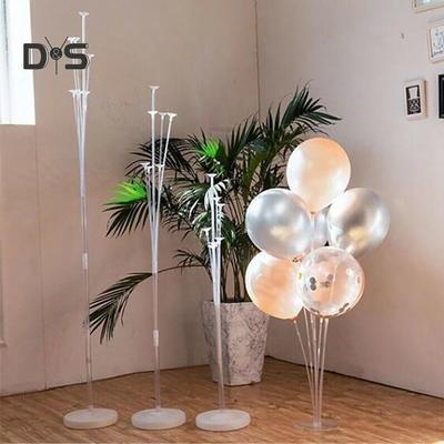 Supporto per colonna espositiva per palloncini con 8 tubi, decorazione per baby shower, matrimonio, compleanno