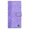 For Samsung Galaxy A16 5G/4G Leather Case Imprinted Checkered Pattern Wallet Stand Flip Phone Cover