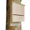 M-Modern-Large Outdoor Bat House, Huge Wooden Box, Weatherproof, Untreated Spiral Bat House, Shelter, Garden Accessories A
