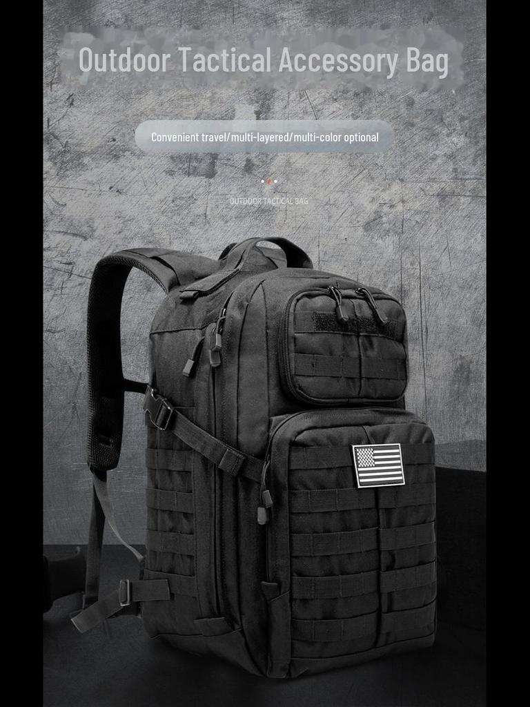 Multifunktionaler Outdoor-Taktischer Rucksack mit Tarnmuster - Langlebig & Verschleißfest für Wanderer & Militärbegeisterte