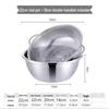 Zhishi Stainless Steel Colander & Mixing Bowl Set