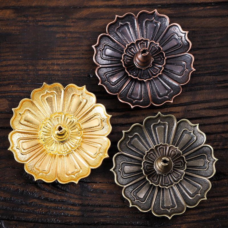 Kodo Multi-Hole Gourd & Water Drop Incense Holders: Turtle, Zen Lotus, Dragon Soaring Designs