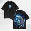 2026 Sommer Anime Slime Rimuru Übergroßes T-Shirt, Tempest Rimuru Aufdruck Lässige Streetwear Gewaschenes Schwarzes Tee Für Männer Frauen