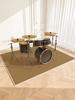 Simple Solid Piano Drum Carpet Thickened Shock Absorption Sound Insulation Non-slip Mat Light-luxury Living Room Bedroom Rug