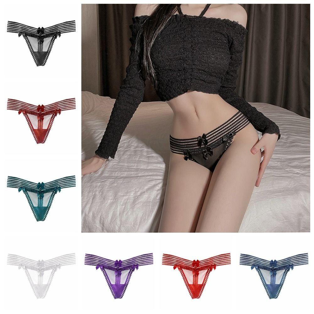 

Low Waist Sexy Panties for Women Transparent Women s Panties Mesh Women Lace Underwear Lady