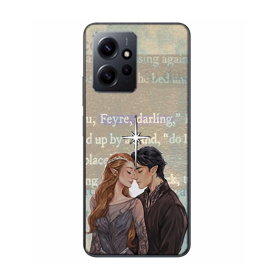Acotar A Court of Mist and Fury Phone Case For Redmi 12 13C 12C 15C 9 10 10C Note 13 Pro Plus 14 15 Pro 9T 9C 9A TPU Soft Cover
