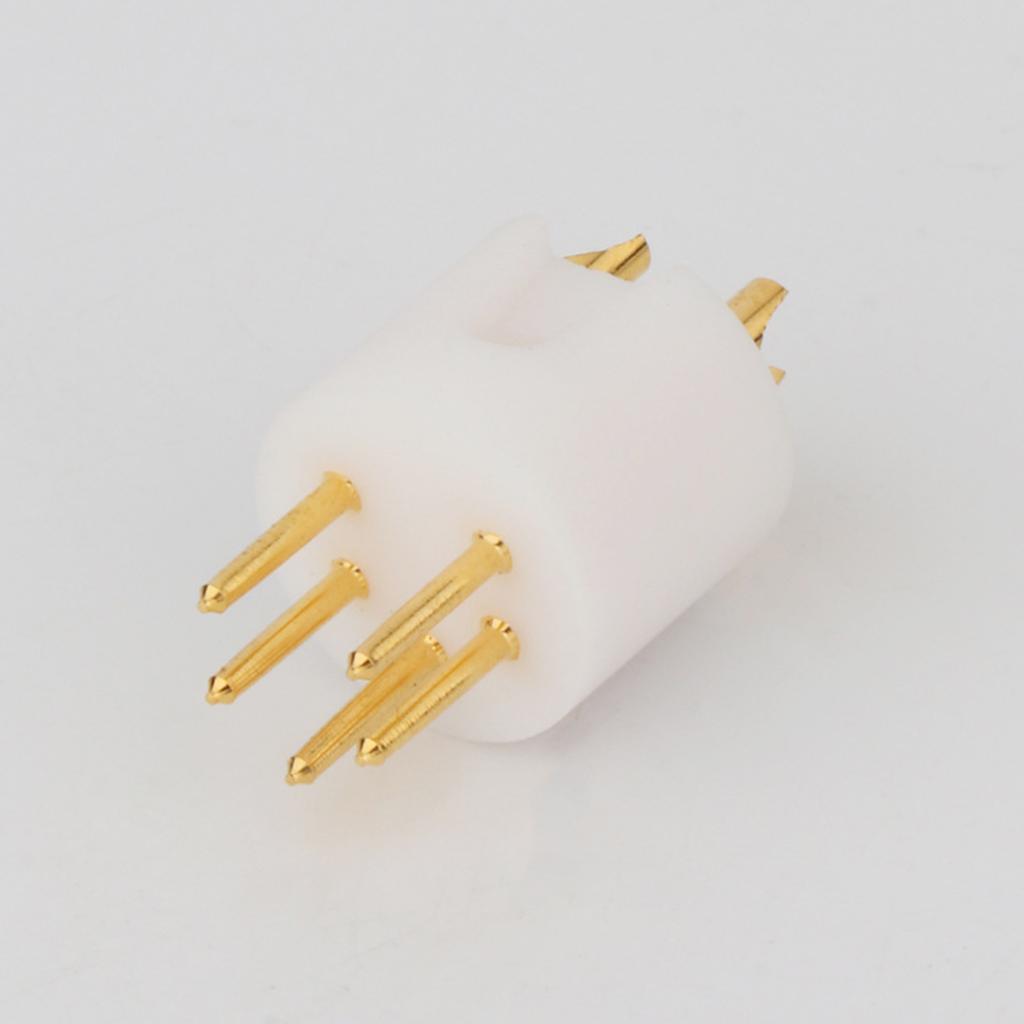 Turntable Tonearm 5 Pin HiFi Male DIN Connector For Rega Linn Roksan Pure Copper M DIN Gold Plated Plug