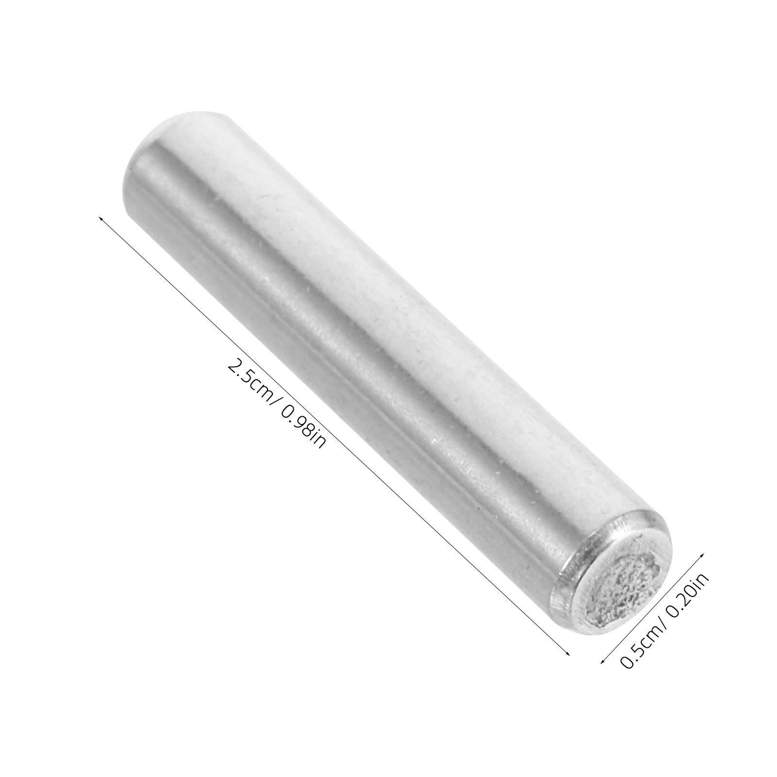 

40Pcs 304 Stainless Steel Cylindrical Dowel Pin 25x5mm Polished Ends Shelf Pegs Support for Bookcase Entertainment Center 2.5X0.5X0.5CM
