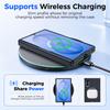 Galaxy Z Fold 8 Case with Ring Kickstand, Hinge Protection and Tempered Glass Screen Protector-Black