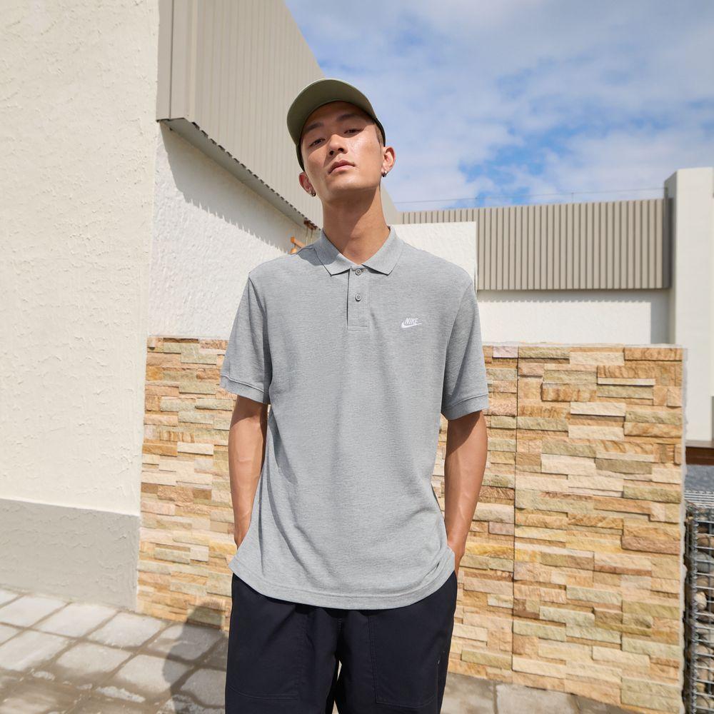 Nike Club Polo Shirt Men s Gray M