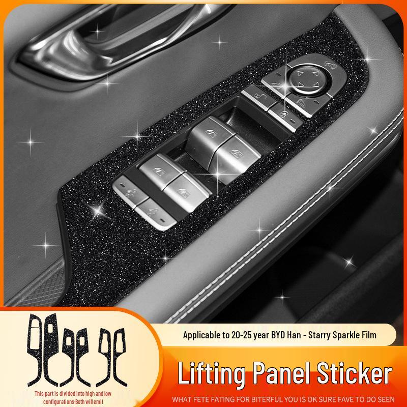 BYD Han 20-25 EV Interior Film: Central Control Sticker & Intelligent Driving Protection Decoration