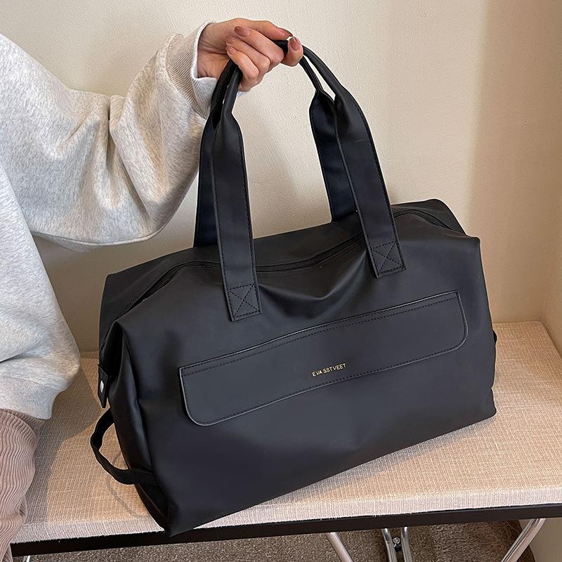 Kurzreise-Tasche Große Kapazität Damen-Reisetasche Leichte Gepäcktasche Einfarbige Handtasche Schultertasche