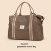 Landcase Handheld Travel Bag, Large Capacity Fitness Bag, Sport Bag, Luggage Bag, Khaki, Large Size
