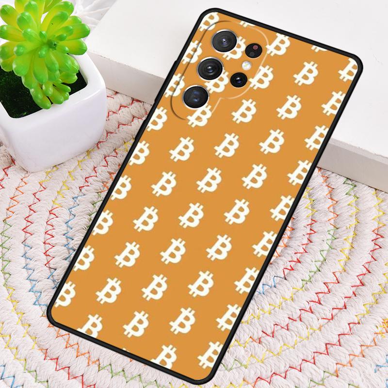 Bitcoin BTC Soft Phone Case for Samsung Galaxy Note 10 Pro S26 Ultra S23 S24 FE S25 S21 S22 PLUS Shockproof Cove