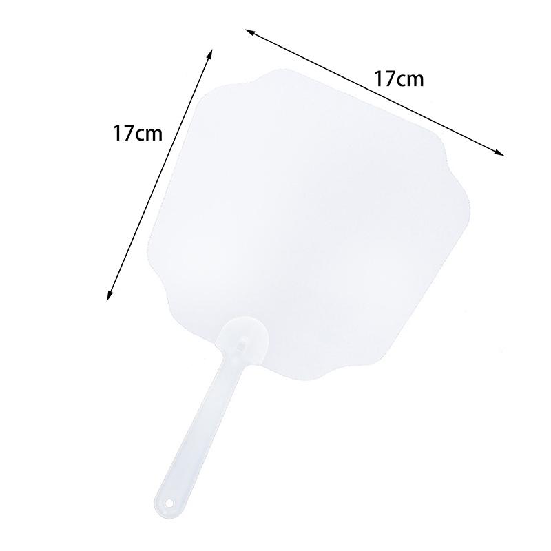 10 Stücke Blanko Kunststoff Transparent Fans Kinder Diy Kunst Fan Hochzeit Geburtstag Party Zurück Geschenke Freundin Freund Kreative Geschenke