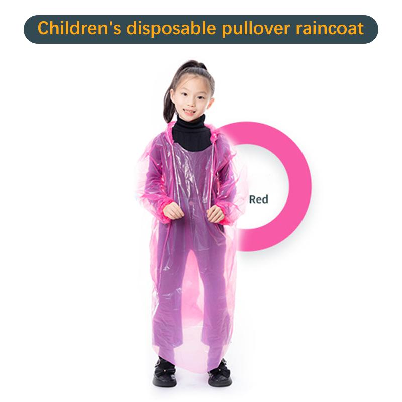 

Детский одноразовый плащ для походов, рафтинга, альпинизма, водных проектов с одноразовым пончо от дождя