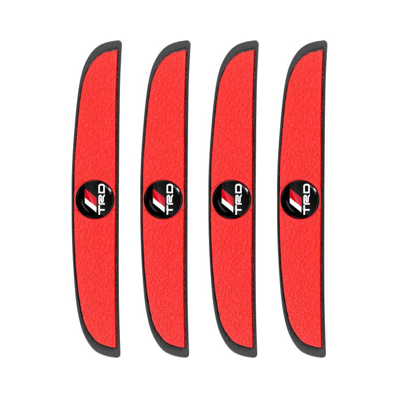4pcs Car Door Anti-Collision Strip Rearview Mirror Protection Sticker for Toyota TRD Prius Avensis Rav4 Auris Yaris Verso Land Cruiser